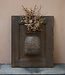 Rene Houtman Wandpaneel Met Vaas/Kruik | Houten Lijst | H48xB40 cm