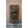 Wandpaneel Met Vaas/Kruik | Houten Lijst | H55xB28 cm