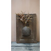 Wandpaneel Met Vaas/Kruik | Houten Lijst | H57xB38,5 cm