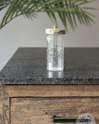 Be-Uniq Glazen Potje Met Deksel Lotte | Small | H14xD6 cm