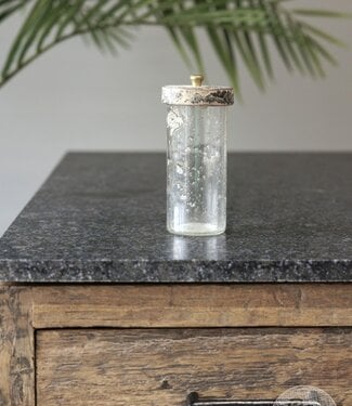 Be-Uniq Glazen Potje Met Deksel Lotte | Small | H14xD6 cm