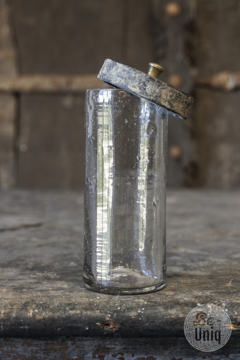 Be-Uniq Glazen Potje Met Deksel Lotte | Small | H14xD6 cm