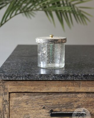 Be-Uniq Glazen Pot Met Deksel Lotte | Medium | H10 x D10 cm