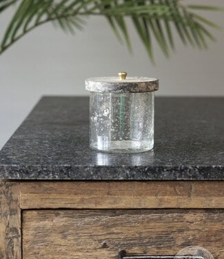 Be-Uniq Glazen Pot Met Deksel Lotte | Medium | H10 x D10 cm