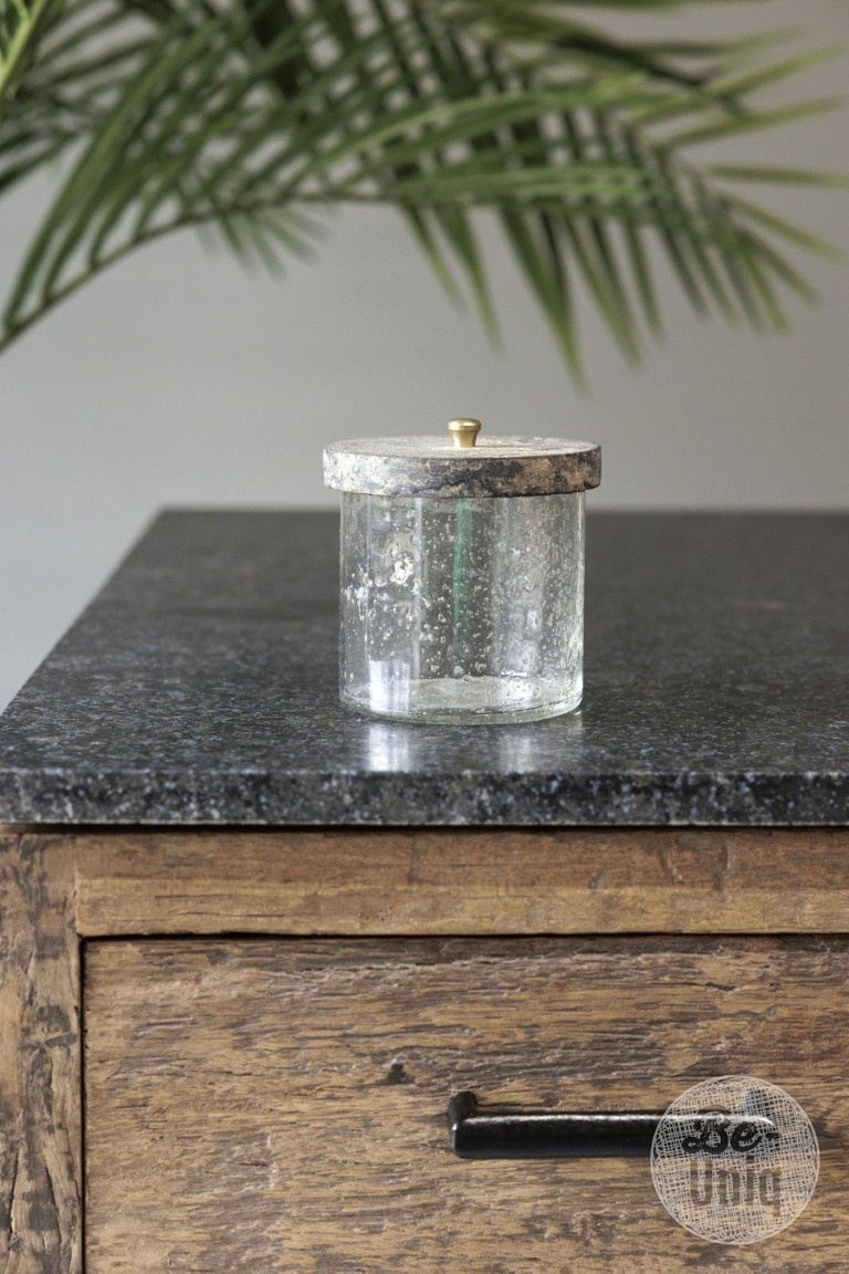 Be-Uniq Glazen Pot Met Deksel Lotte | Medium | H10 x D10 cm