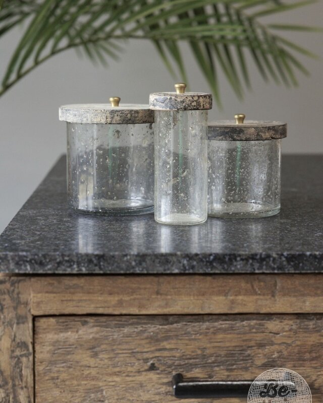 Be-Uniq Glazen Pot Met Deksel Lotte | Medium | H10 x D10 cm