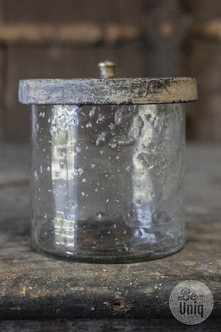 Be-Uniq Glazen Pot Met Deksel Lotte | Medium | H10 x D10 cm