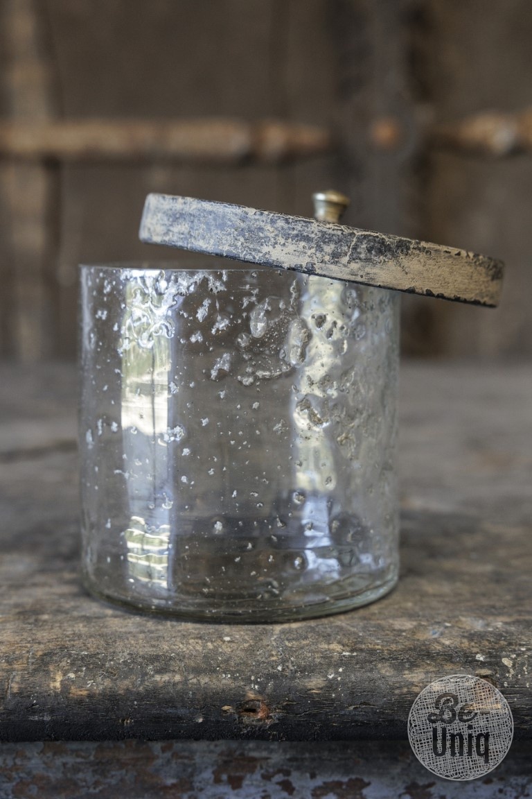 Be-Uniq Glazen Pot Met Deksel Lotte | Medium | H10 x D10 cm