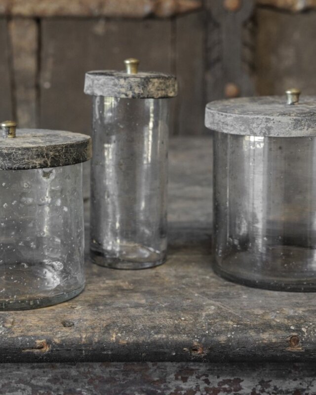 Be-Uniq Glazen Pot Met Deksel Lotte | Medium | H10 x D10 cm