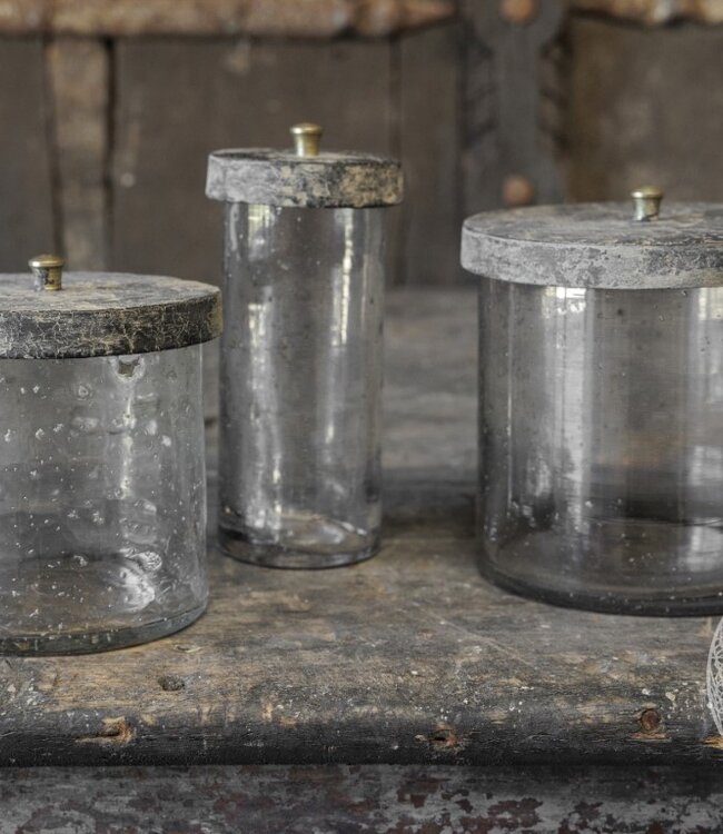 Be-Uniq Glazen Pot Met Deksel Lotte | Medium | H10 x D10 cm