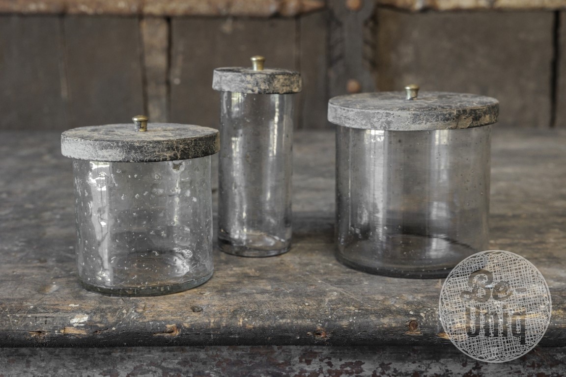 Be-Uniq Glazen Pot Met Deksel Lotte | Medium | H10 x D10 cm