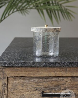 Be-Uniq Glazen Pot Met Deksel Lotte | Large | H12xD12 cm