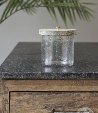 Be-Uniq Glazen Pot Met Deksel Lotte | Large | H12xD12 cm