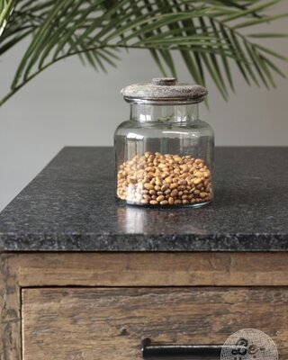 Be-Uniq Glazen Voorraad Pot | Medium | H18 x D14 cm