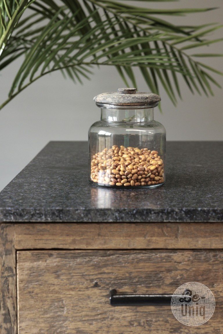 Be-Uniq Glazen Voorraad Pot | Medium | H18 x D14 cm