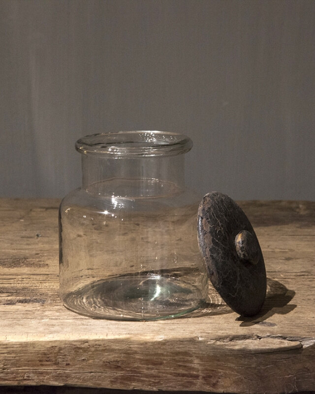 Be-Uniq Glazen Voorraad Pot | Medium | H18 x D14 cm