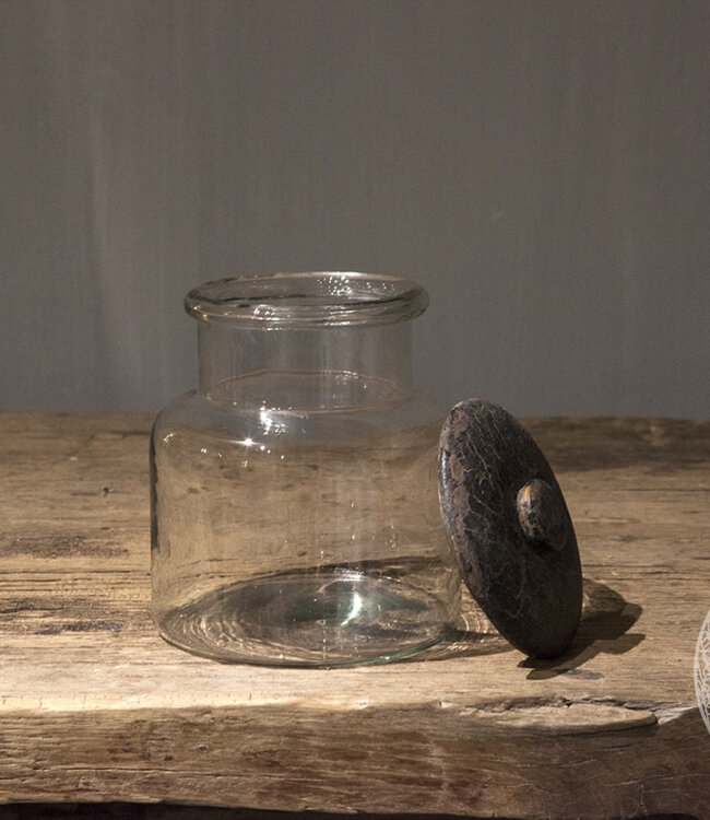Be-Uniq Glazen Voorraad Pot | Medium | H18 x D14 cm