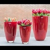 Bloemenvaas | Rood | H32xD21 cm