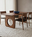 Raw Materials Amsterdam Loop mangohouten eettafel met afgeronde en afgeschuinde randen - 240 cm