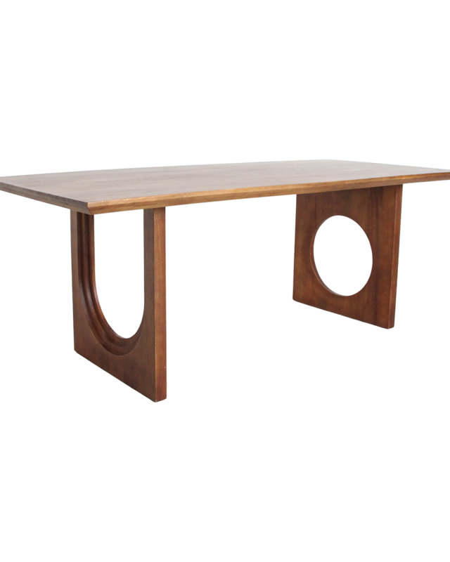 Raw Materials Amsterdam Afgerond en afgeschuind mix mangohouten eettafel - 240 cm