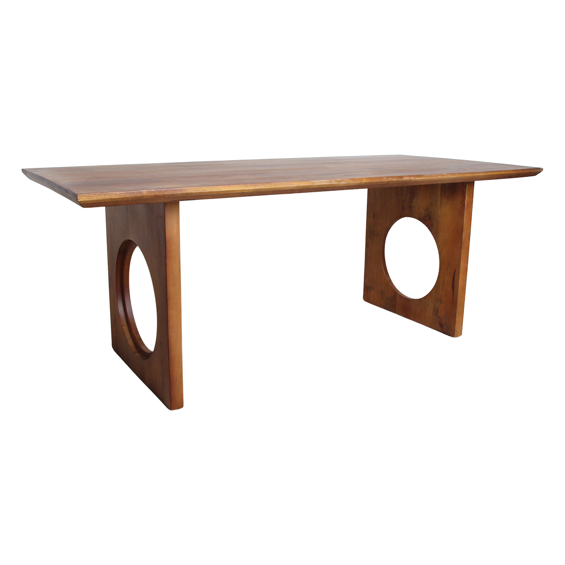 Raw Materials Amsterdam Bolle, afgeschuinde Loop mangohouten eettafel - 180 cm
