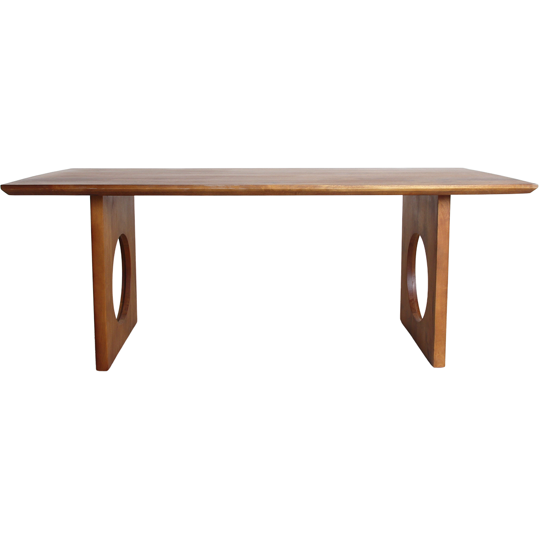 Raw Materials Amsterdam Bolle, afgeschuinde Loop mangohouten eettafel - 180 cm