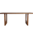Raw Materials Amsterdam Mangohouten eettafel met boogvormige, afgeronde en afgeschuinde rand - 180 cm