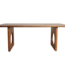 Raw Materials Amsterdam Eettafel 'Loop' van mangohout met afgeronde en afgeschuinde rand - 200 cm