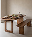 Raw Materials Amsterdam Bullnose Eetkamerbank | H45 x B200 x D35 cm