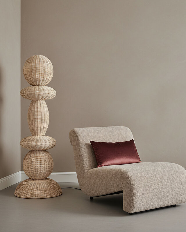 Raw Materials Amsterdam Tao rotan vloerlamp - 140 cm