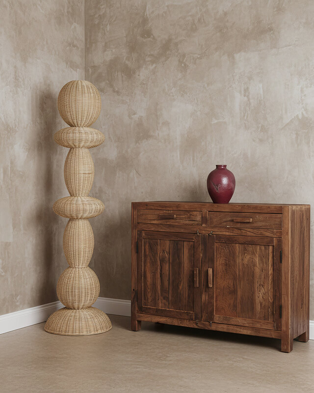 Raw Materials Amsterdam Tao rotan vloerlamp - 175 cm