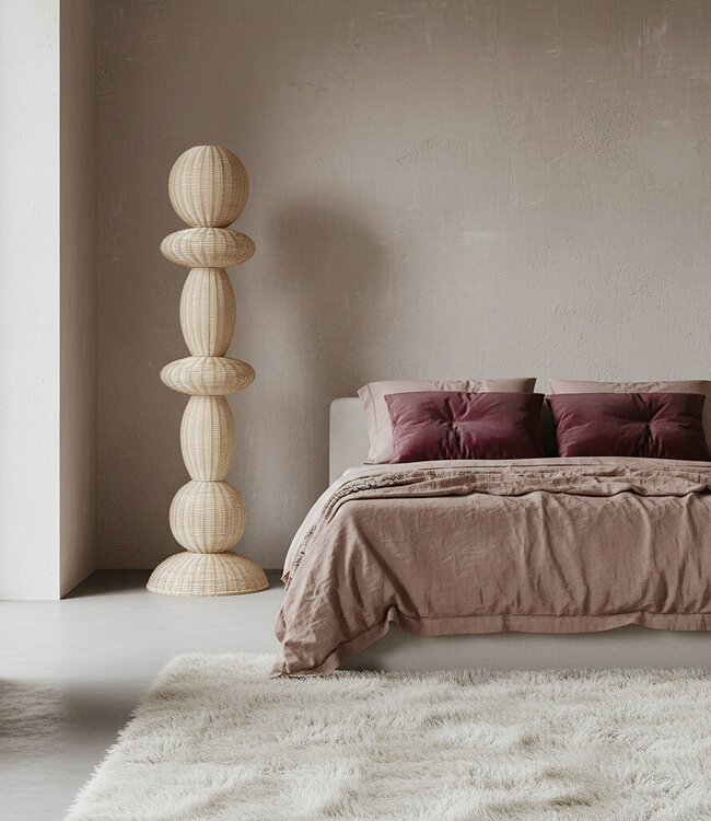 Raw Materials Amsterdam Tao rotan vloerlamp - 175 cm