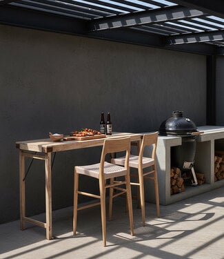 Raw Materials Amsterdam Kalkgewassen inklapbare bartafel - 170x60x107 cm