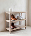 Raw Materials Amsterdam Witgewassen schoenenrek - 90x35x76 cm