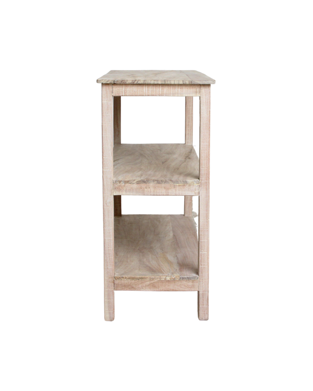 Raw Materials Amsterdam Witgewassen schoenenrek - 90x35x76 cm