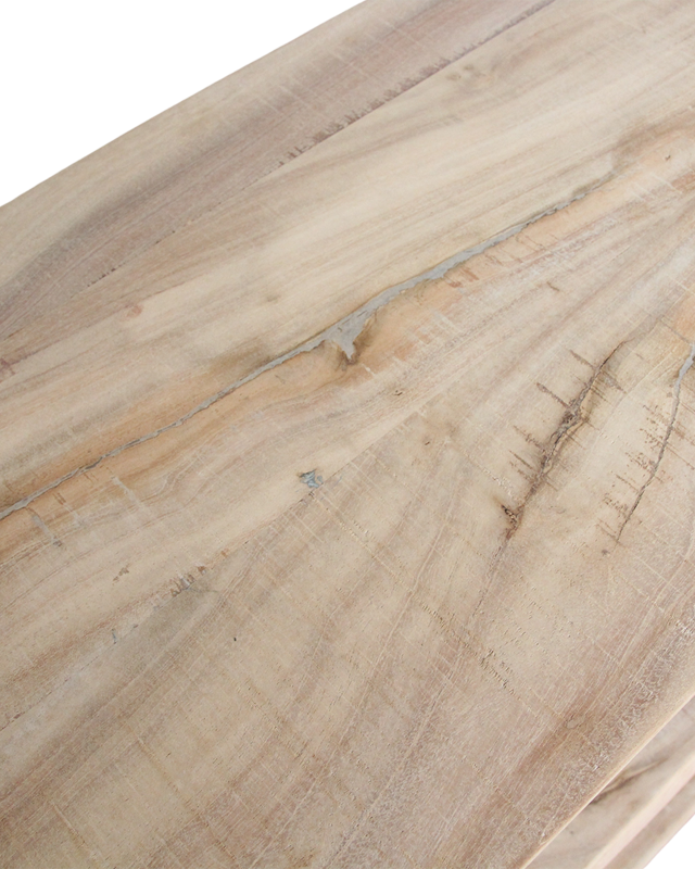 Raw Materials Amsterdam Witgewassen schoenenrek - 90x35x76 cm