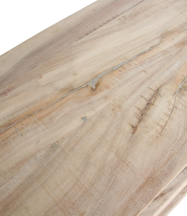 Raw Materials Amsterdam Witgewassen schoenenrek - 90x35x76 cm
