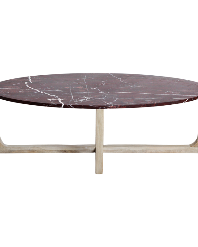 Raw Materials Amsterdam Marmeren salontafel Cherry - 120x60x38 cm