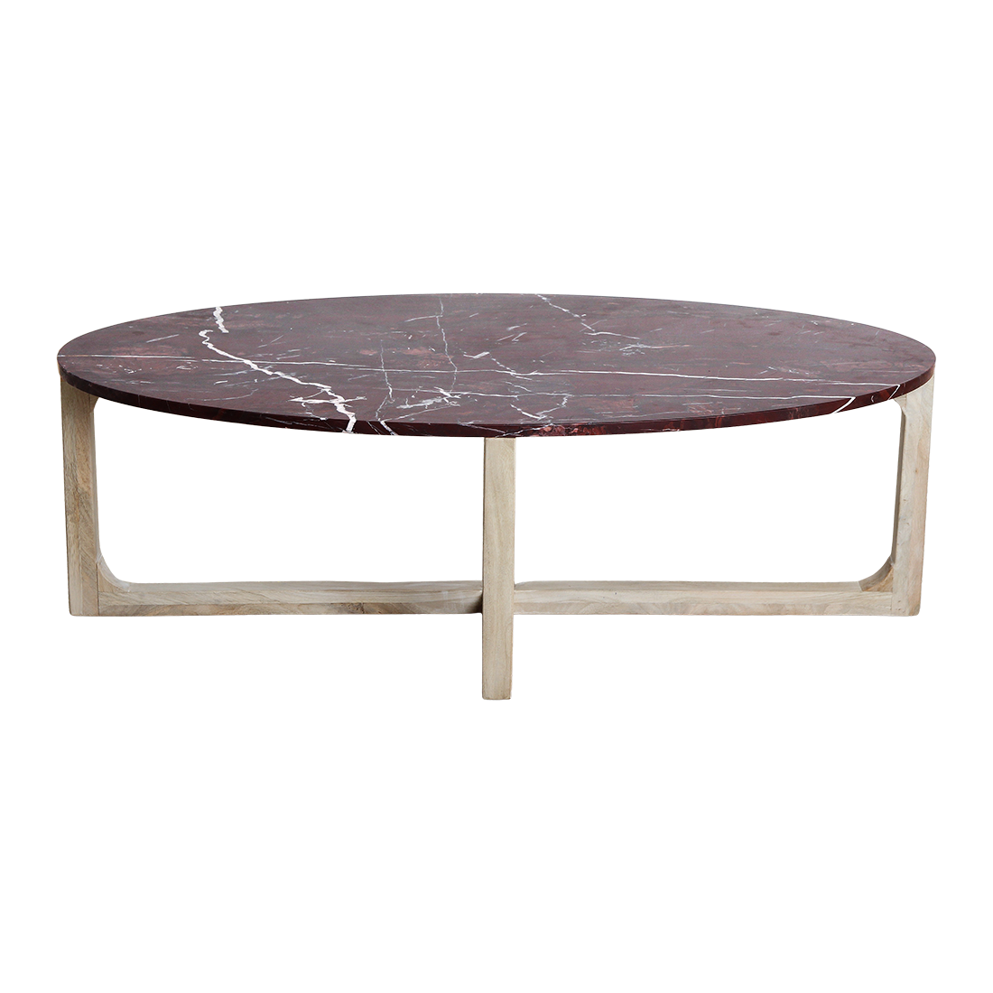 Raw Materials Amsterdam Marmeren salontafel Cherry - 120x60x38 cm