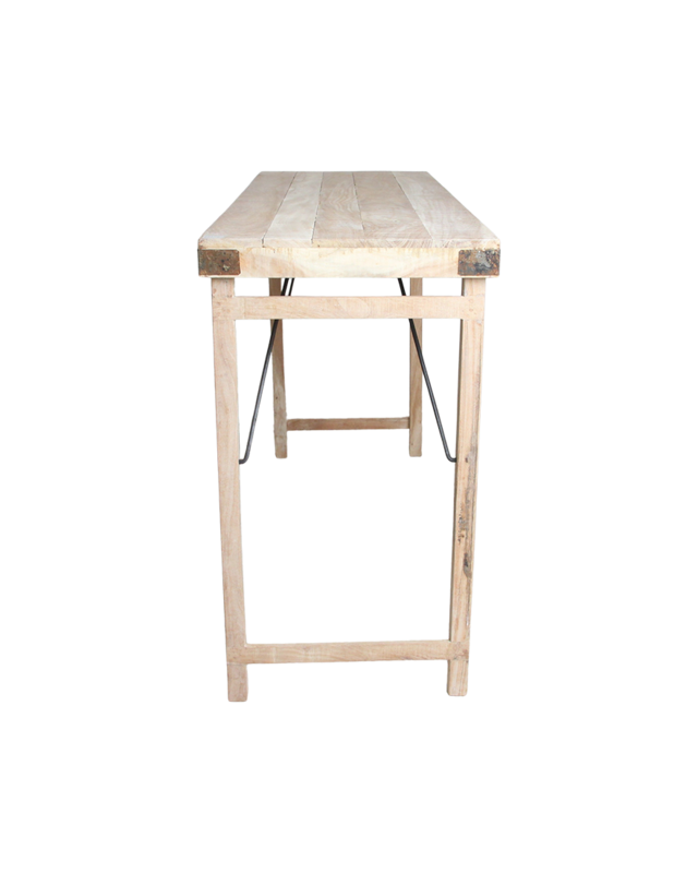 Raw Materials Amsterdam Kalkgewassen inklapbare bartafel - 170x60x107 cm