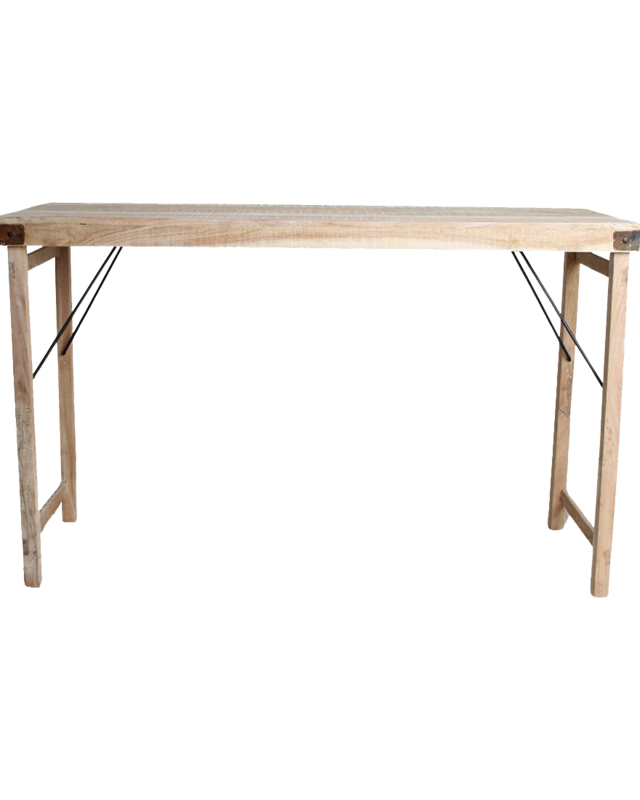 Raw Materials Amsterdam Kalkgewassen inklapbare bartafel - 170x60x107 cm