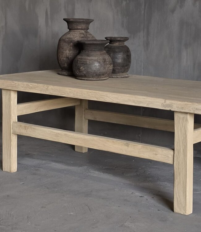 Luksa Home Collection Salontafel | Reclaimed Elm Hout | H43 x B120 x D60 cm