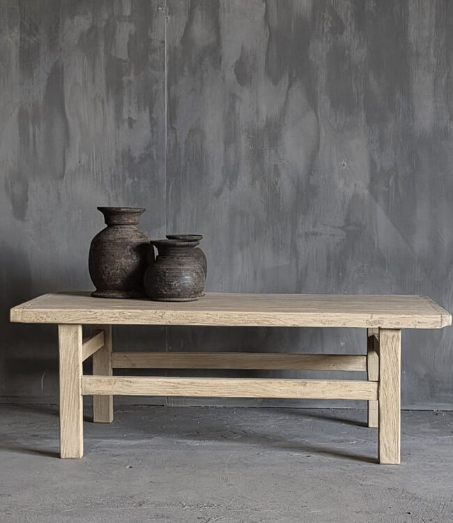 Luksa Home Collection Salontafel | Reclaimed Elm Hout | H43 x B120 x D60 cm