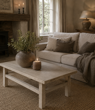 Luksa Home Collection Salontafel | Reclaimed Elm Hout | H43 x B150 x D60 cm