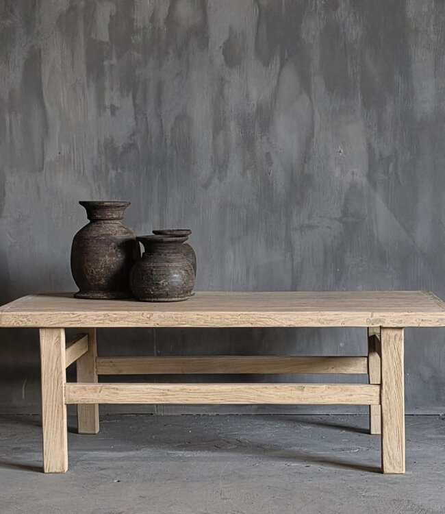 Luksa Home Collection Salontafel | Reclaimed Elm Hout | H43 x B150 x D60 cm