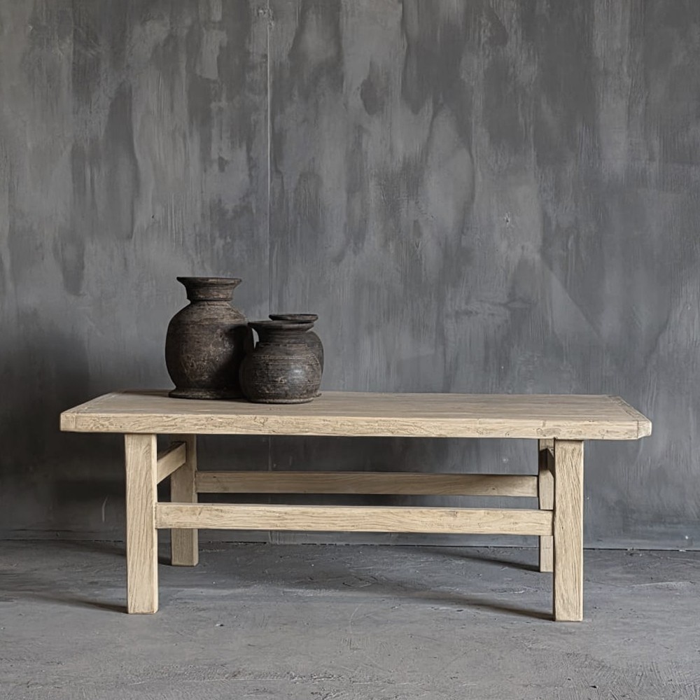 Luksa Home Collection Salontafel | Reclaimed Elm Hout | H43 x B150 x D60 cm