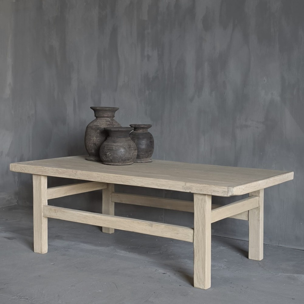 Luksa Home Collection Salontafel | Reclaimed Elm Hout | H43 x B150 x D60 cm