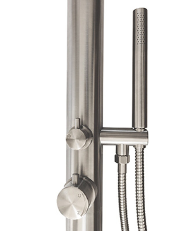 Wiesbaden Buitendouche Sunset Mengkraan Met Handdouche RVS 316 Chroom