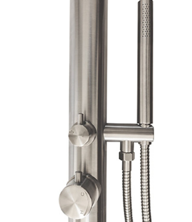 Wiesbaden Buitendouche Sunset Mengkraan Met Handdouche RVS 316 Chroom