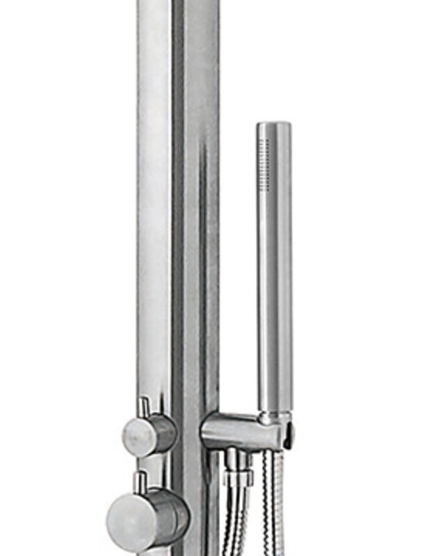 Wiesbaden Buitendouche Sunset Mengkraan Met Handdouche RVS 316 Chroom